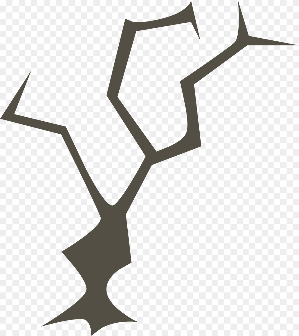 Dry Thin Brown Tree Clipart, Symbol Png Image