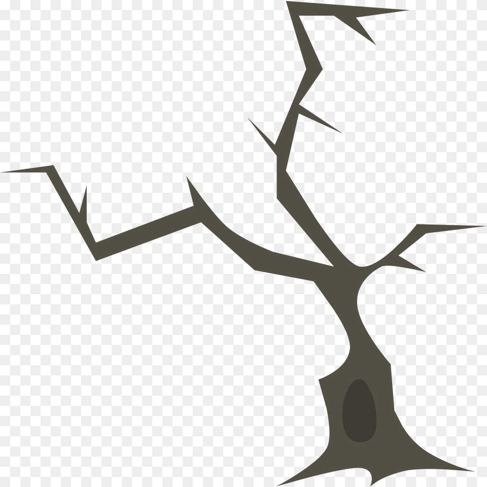 Dry Thin Brown Tree Clipart, Animal, Deer, Mammal, Wildlife Png