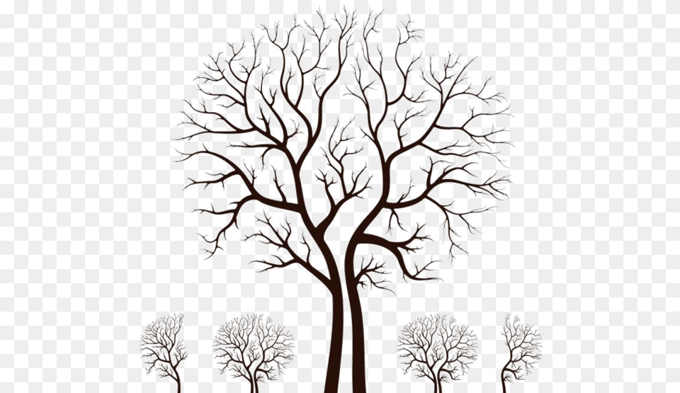 Dry Tree Vector, Art, Outdoors, Nature, Weather Png Image