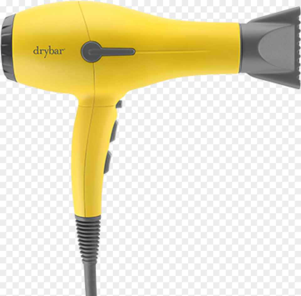 Drybar Yellow Blow Dryer, Appliance, Blow Dryer, Device, Electrical Device Png Image