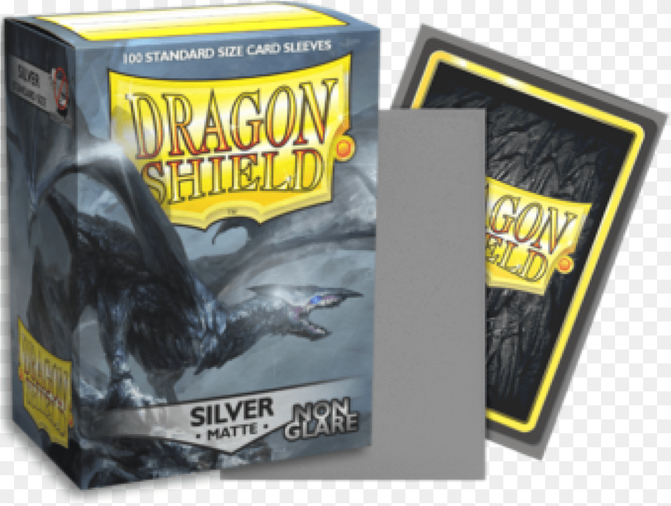 Ds 100 Pack Matte Non Glare Silver Dragon Shield Sleeves Png