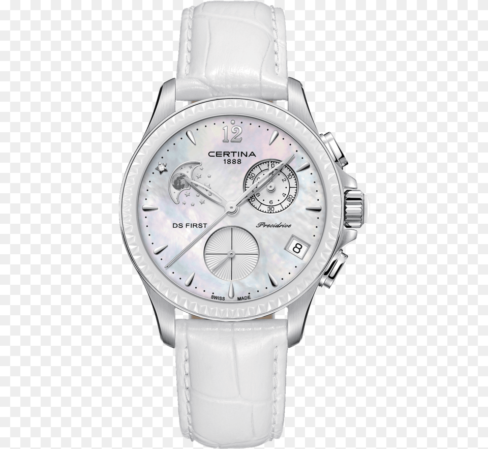 Ds First Lady Chronograph Moon Phase Certina Ds First Lady Chronograph Moon Phase, Arm, Body Part, Person, Wristwatch Free Transparent Png