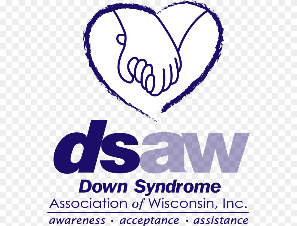 Dsaw State Logo Horizontal 01 Down Syndrome Association Of Wisconsin, Advertisement, Poster, Astronomy, Moon Free Png
