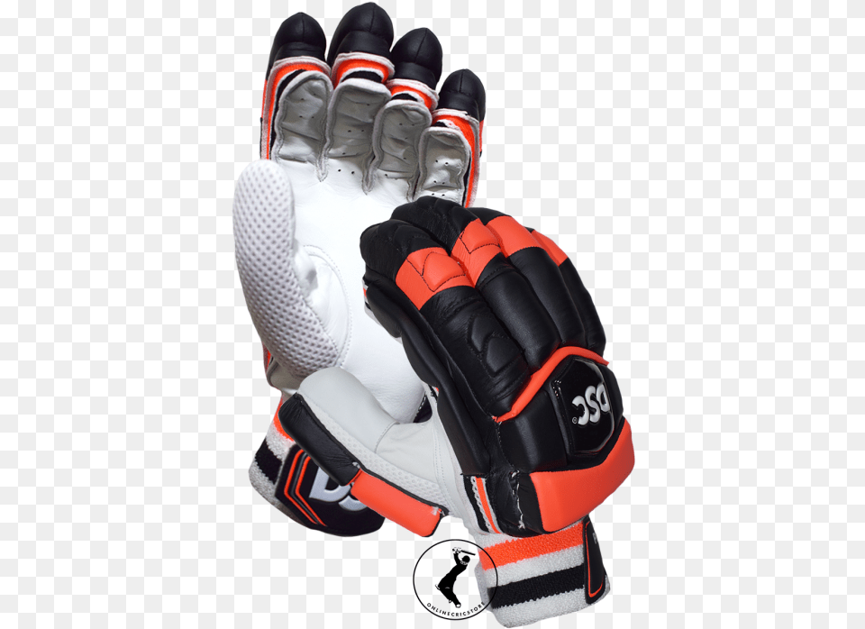 Dsc Condor Flite Cricket Batting Gloves Black Orange Black Cricket Batting Gloves, Baseball, Baseball Glove, Clothing, Glove Free Transparent Png