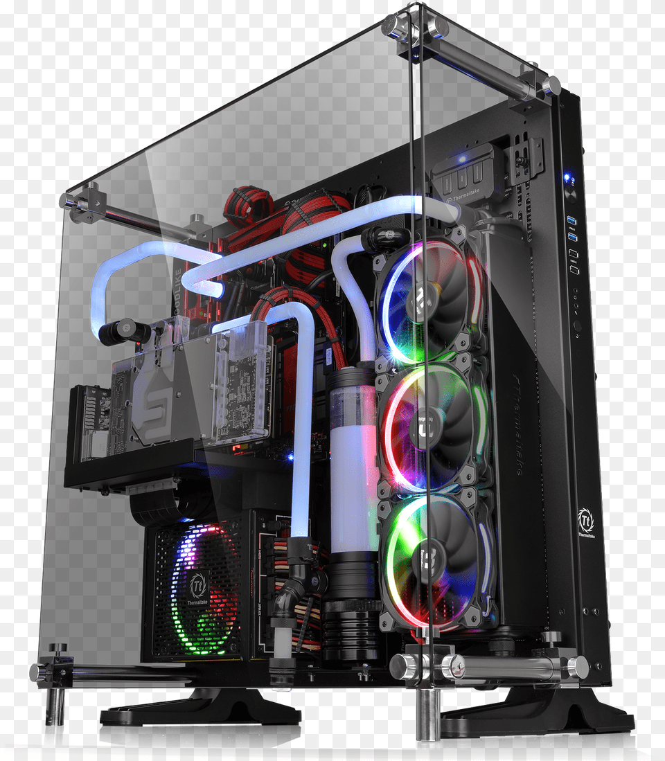 Dsc Thermaltake Tempered Glass Case, Computer Hardware, Electronics, Hardware, Computer Free Png