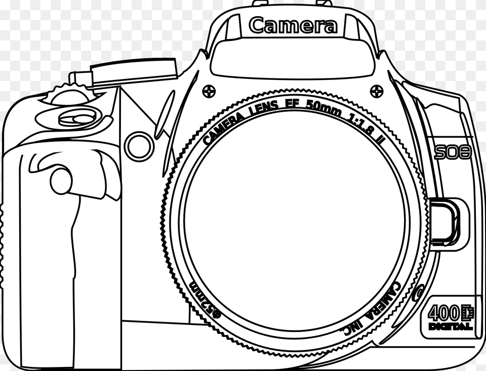 Dslr Clipart Vintage Camera Dslr Camera White, Digital Camera, Electronics, Bulldozer, Machine Png Image