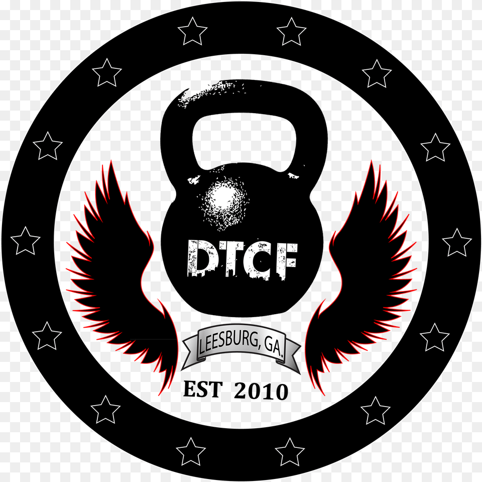 Dtcf Crossfit Logo Design, Emblem, Symbol, Disk Png Image