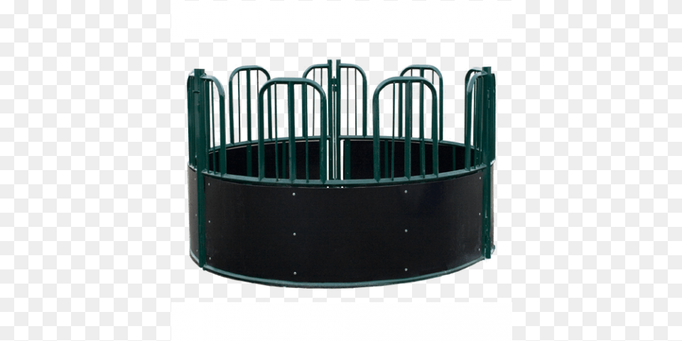 Dtf 3 Piece Diamond Bar Tombstone Round Bale Feeder Cage, Furniture, Crib, Infant Bed, Gate Png Image