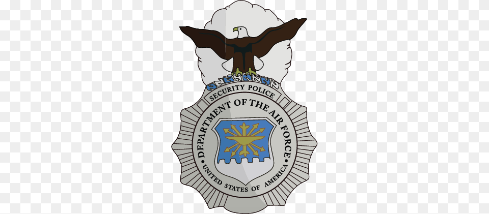 Du 0083 02 Police Officer Air Force Materiel Command Lackland Afb, Badge, Logo, Symbol, Emblem Free Png Download