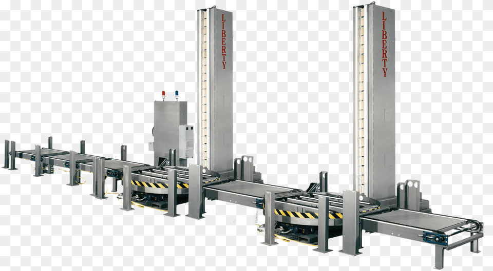 Dual Column Shrink System Assembly Line Png Image
