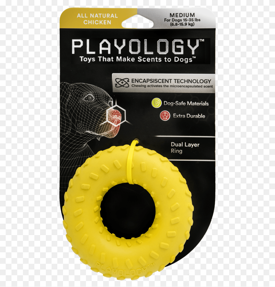 Dual Layer Ring Yellow W Material Is Playology Dog Toys, Tire Free Png Download