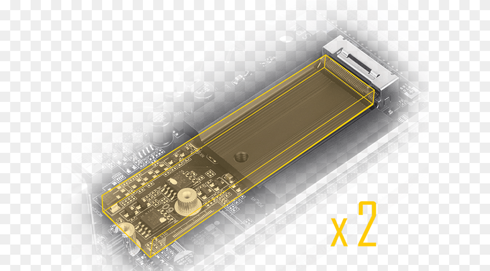 Dual Pcie Gen3 X4 M Gigabyte Z370n Wifi M, Computer Hardware, Electronics, Hardware, Computer Free Png