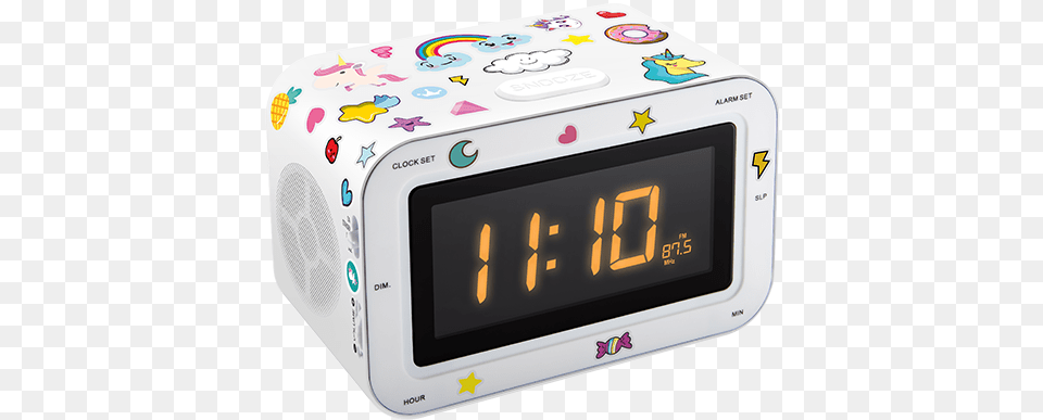 Dual Radio Alarm Clock Rr30bcunicornstick Bigben Kids Unicorn Alarm Clocks, Alarm Clock, Digital Clock, Computer Hardware, Electronics Free Transparent Png