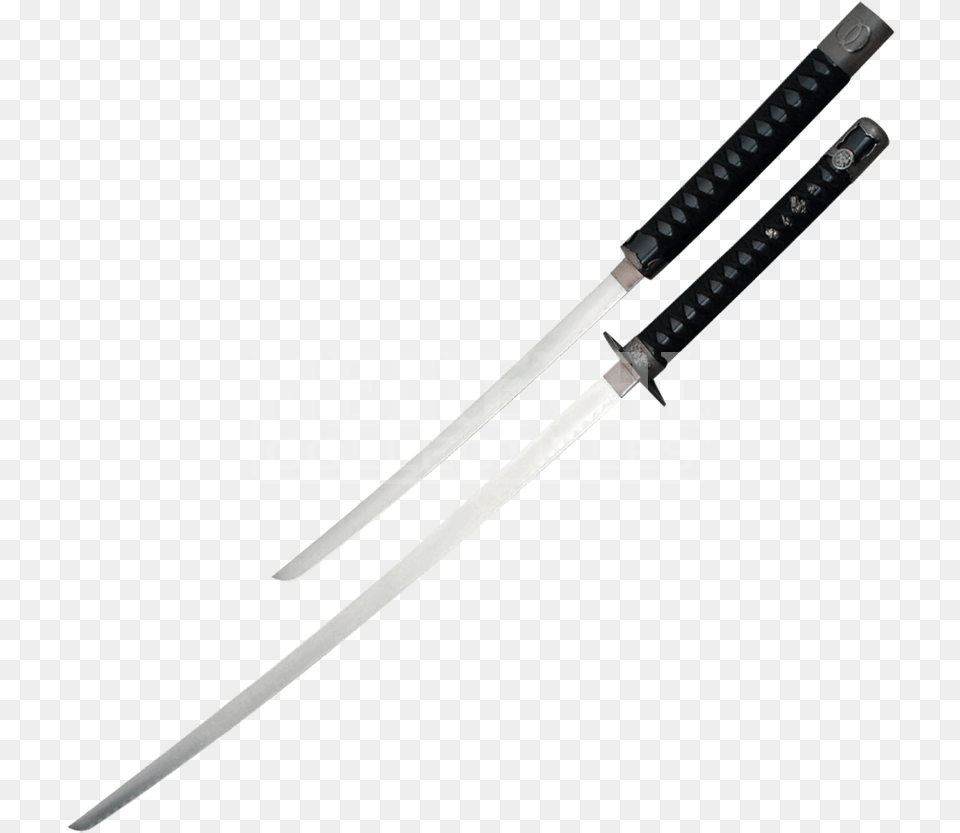 Dual Samurai Swords, Person, Sword, Weapon, Blade Free Png Download