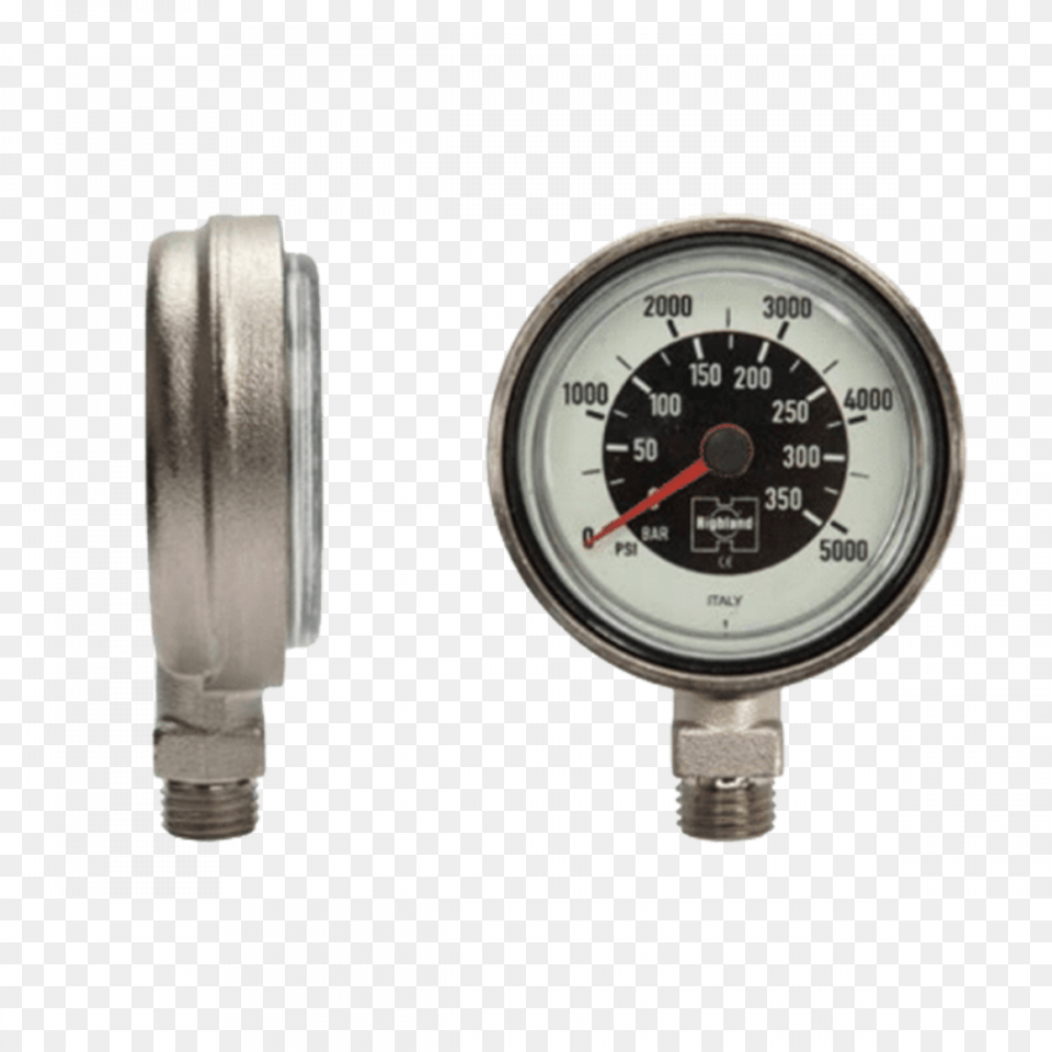 Dual Scale Thin Line Spg Gauge, Wristwatch, Tachometer Png Image