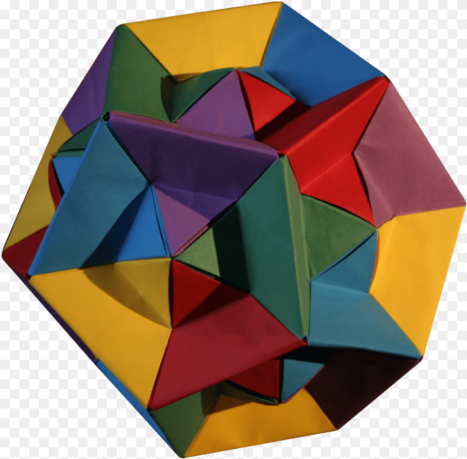 Dual Triangles By Tomoko Fuse, Art, Paper, Origami Png Image