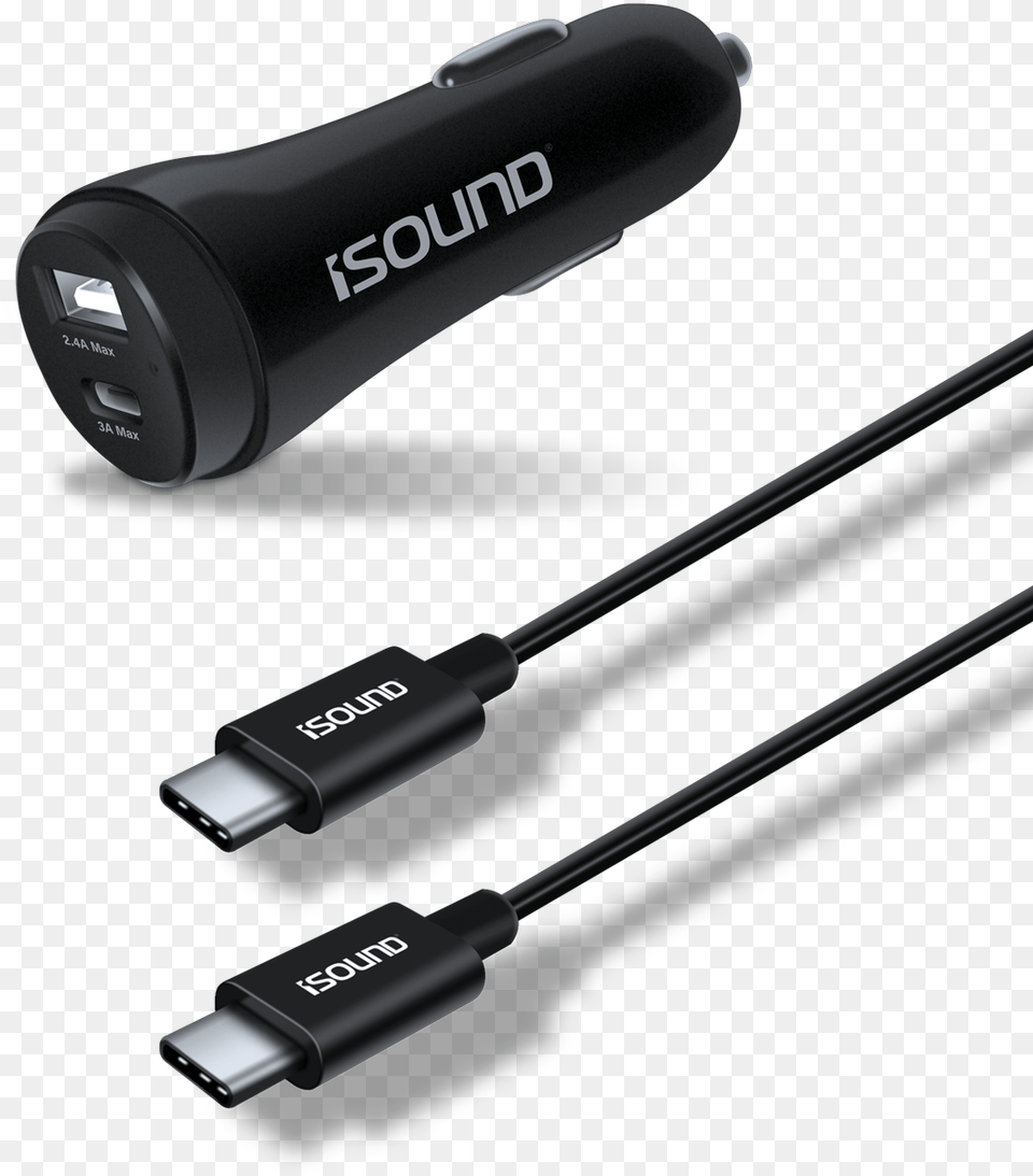Dual Usb Isound Car Changer, Cable, Appliance, Blow Dryer, Device Free Png