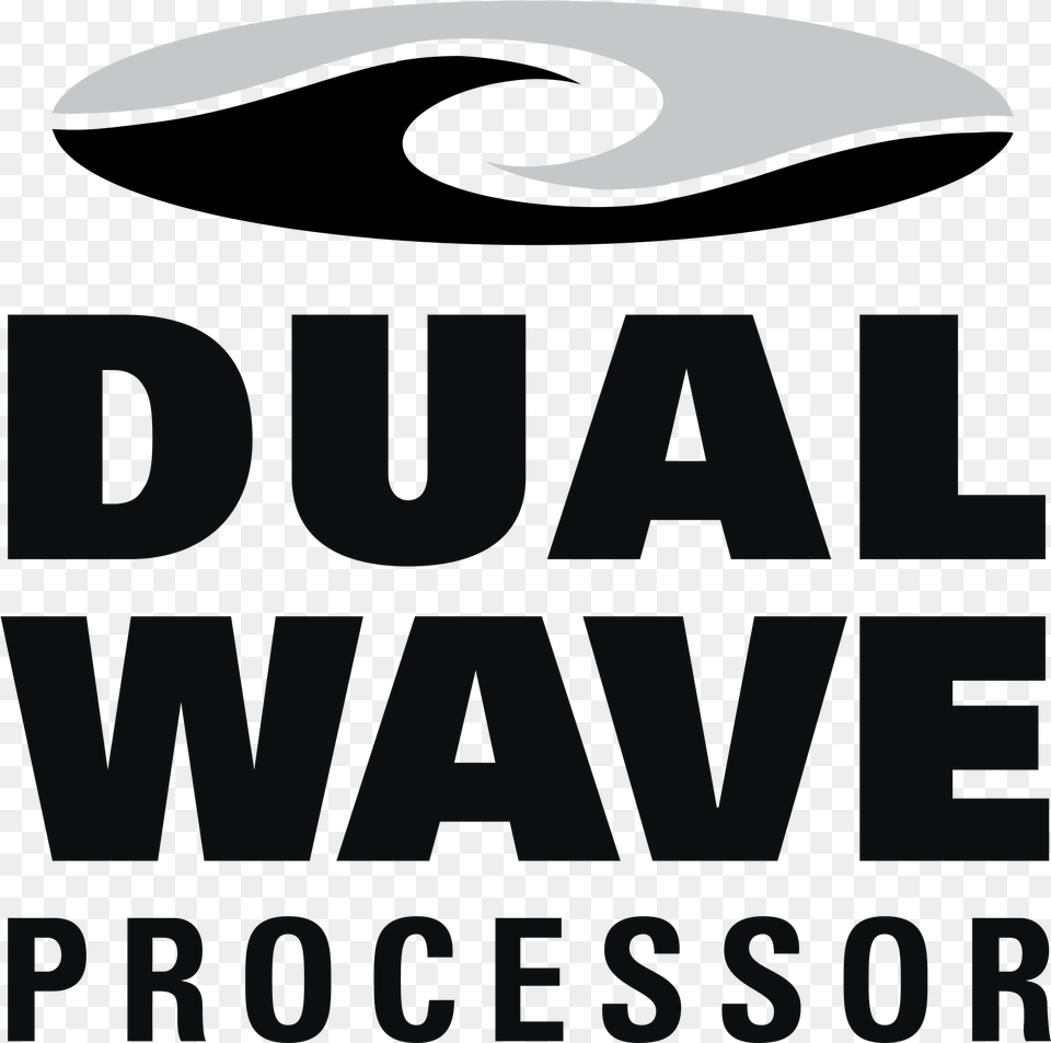 Dual Wave Processor Logo Wave, Text, Blade, Dagger, Knife Free Transparent Png