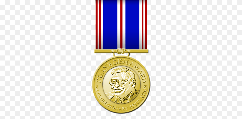 Duane Gish Award Rationalwiki, Gold, Gold Medal, Trophy, Adult Png