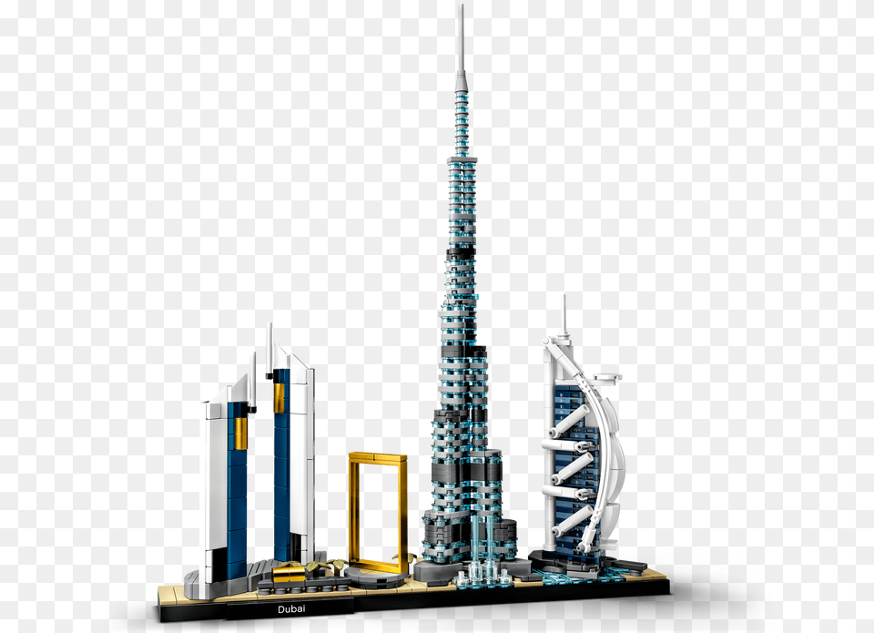 Dubai Lego Architecture Dubai Skyline, City, Urban, Building, High Rise Free Transparent Png