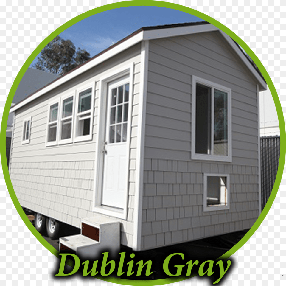 Dublin Gray Circle House, Architecture, Building, Housing, Mobile Home Free Transparent Png