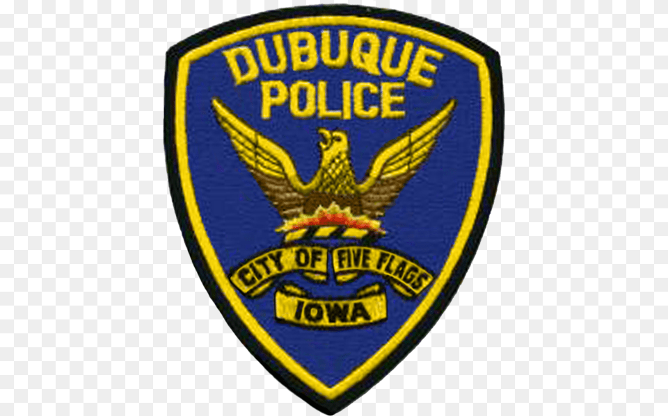 Dubuque Police Logo Ny Police Department Logo, Badge, Symbol, Ball, Rugby Png