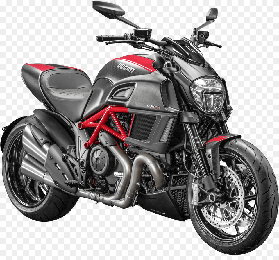 Ducati Diavel Motorcycle Bike Image, Machine, Transportation, Vehicle, Wheel Free Png Download
