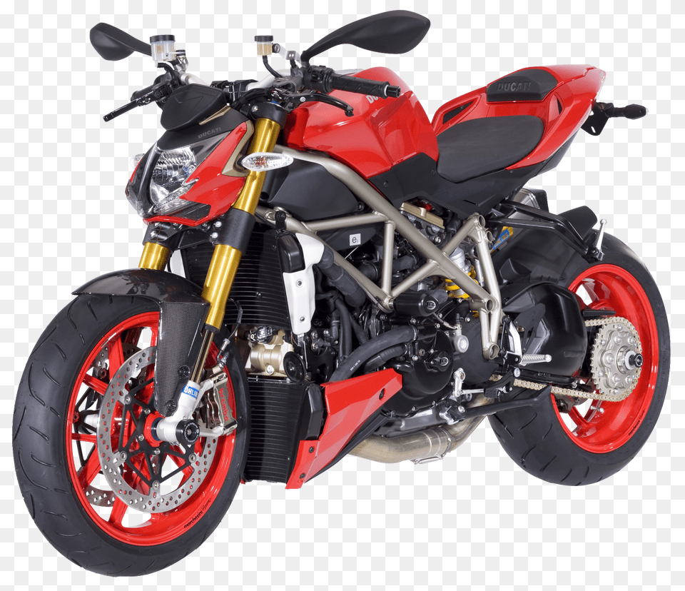 Ducati Streetfighter Motorcycle Bike Image, Machine, Spoke, Vehicle, Transportation Png