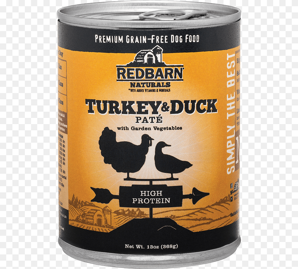 Duck Amp Turkey Recipe Pat For High Protein Redbarn, Animal, Bird, Tin, Can Free Png Download