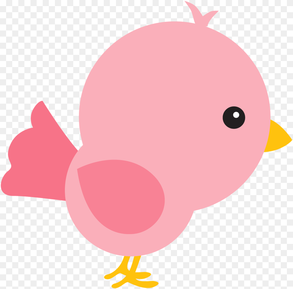 Duck Bird Clip Art Drawing Chicken Cute Bird Pink Vector, Animal Free Png Download