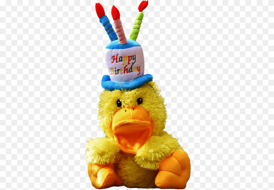 Duck Birthday Happy Birthday Soft Toy Ente Geburtstag, Plush, Teddy Bear Png Image