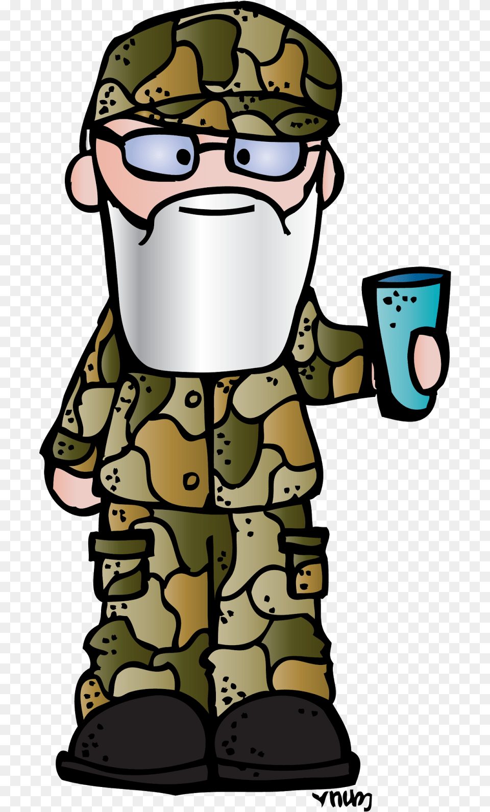 Duck Call Cliparts Clip Art Duck Dynasty Clipart, Baby, Person, Military, Military Uniform Png Image