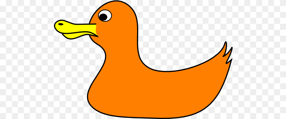Duck Clip Beak Transparent U0026 Clipart Ywd Orange Duck Clipart, Animal, Bird Free Png Download