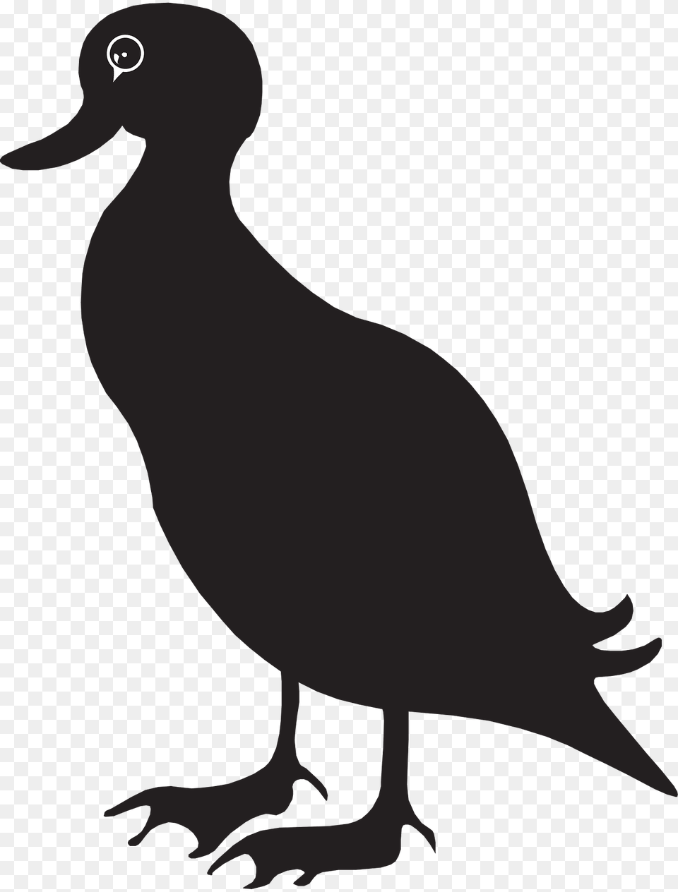 Duck Clipart, Silhouette, Person, Animal, Bird Free Png Download