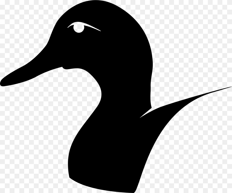 Duck Clipart Halloween, Gray Png Image