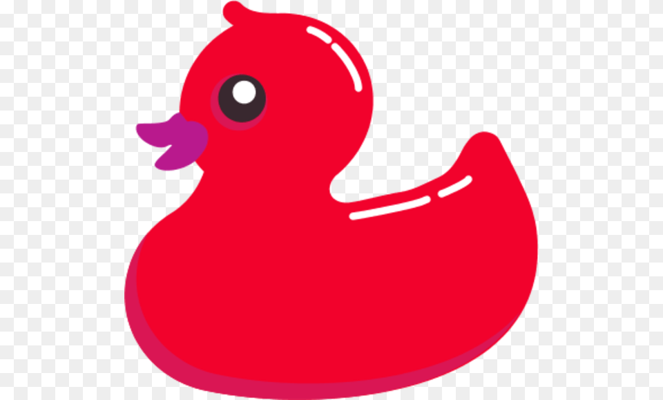 Duck Content Clip Art Red Cliparts Rubber Duck Clipart, Animal, Bird, Beak Free Png