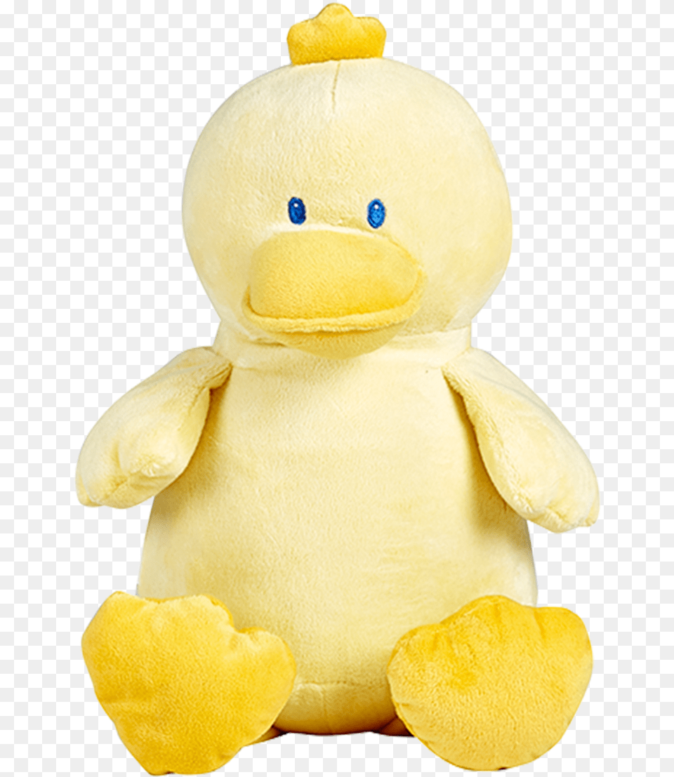 Duck Cubby With Embroidery Stuffed Toy, Plush Png