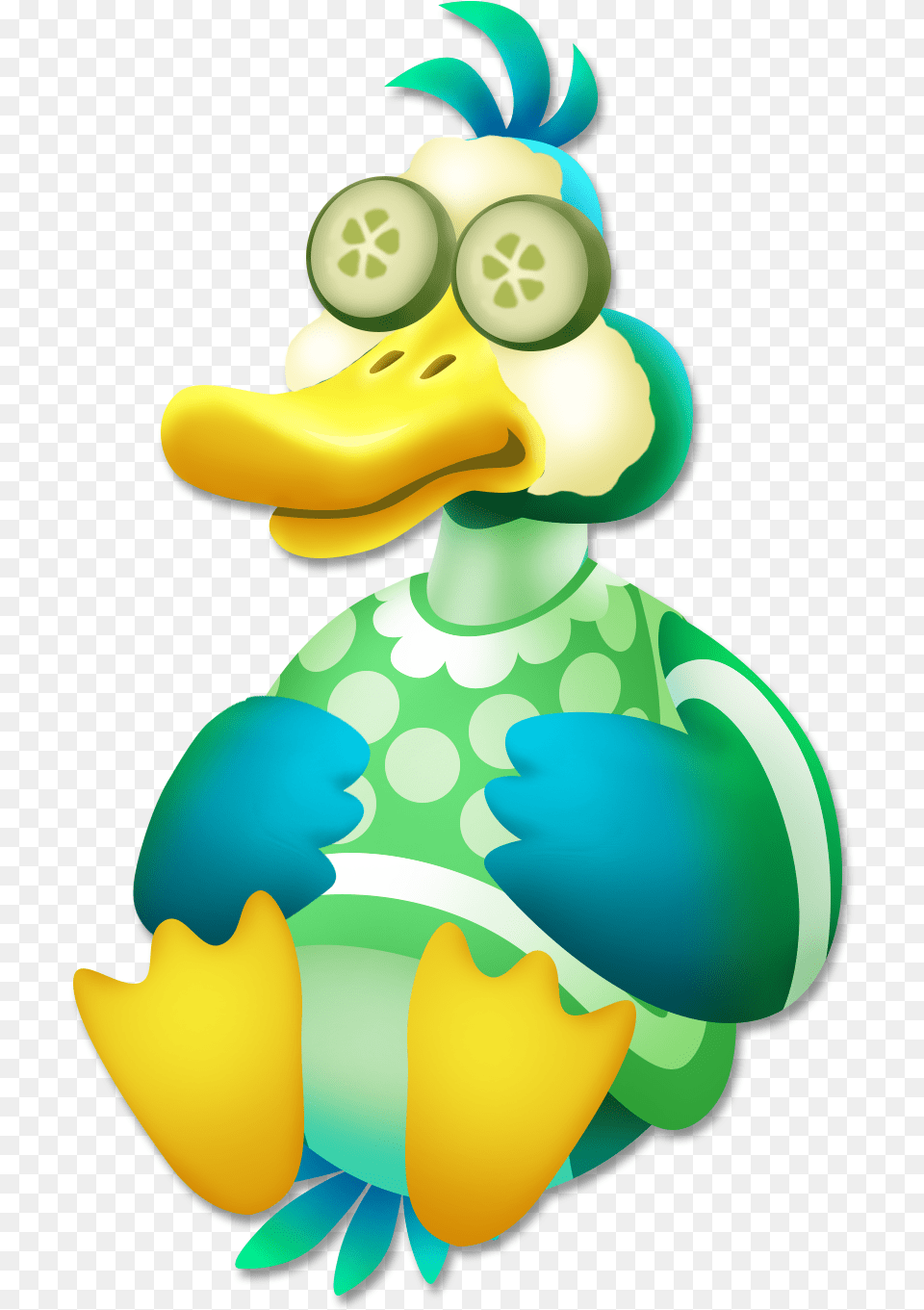 Duck Cucumber Duck In Hay Day, Animal, Bird, Nature, Outdoors Free Png Download
