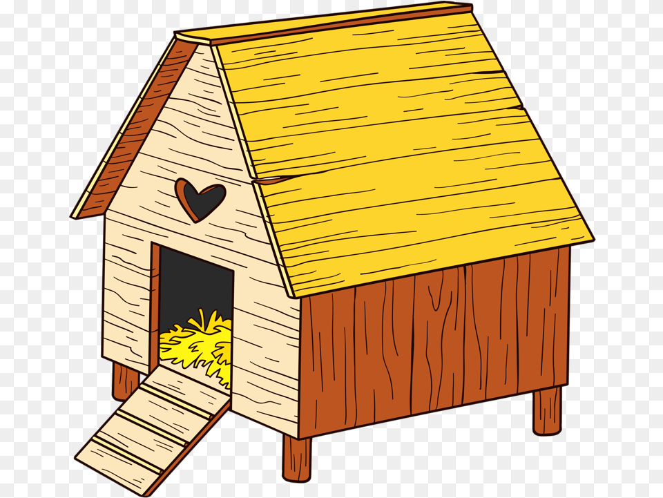 Duck Cute Farm Cartoon Clip Art Pet Chicken House Clipart, Dog House, Den, Indoors, Kennel Free Png