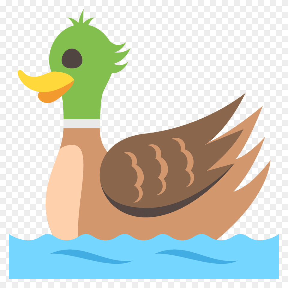 Duck Emoji Clipart, Animal, Bird, Mallard, Waterfowl Free Png Download