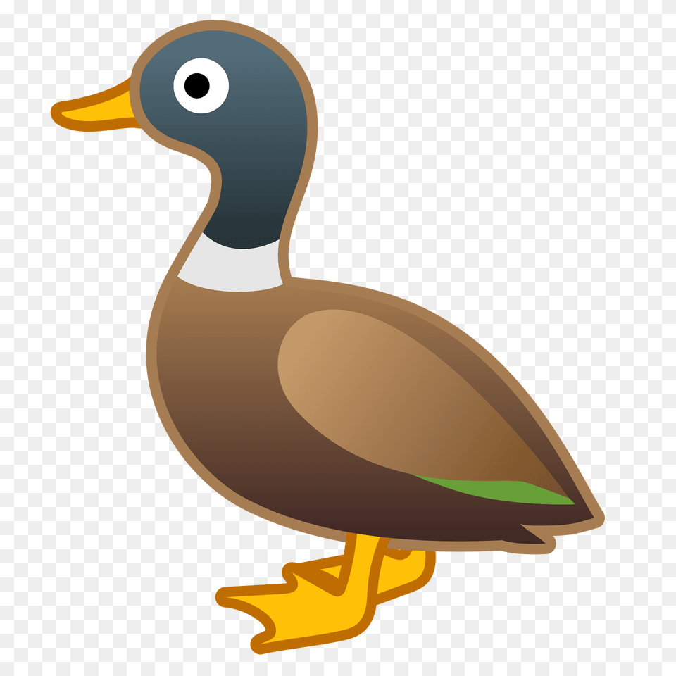 Duck Emoji Clipart, Animal, Anseriformes, Bird, Waterfowl Png