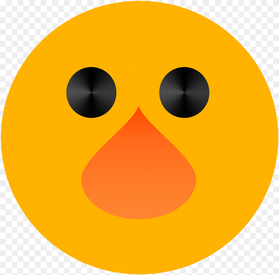 Duck Emoticon Emoji Icon Cartoon Smile Expression Cara De Pato, Astronomy, Moon, Nature, Night Png