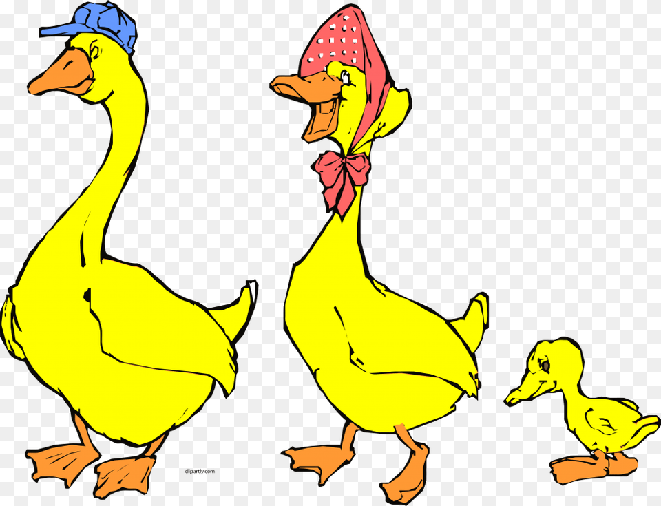 Duck Family Clipart, Animal, Beak, Bird, Person Free Png Download