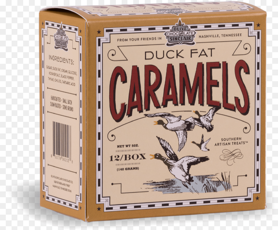 Duck Fat Caramels, Box, Animal, Bird Free Transparent Png