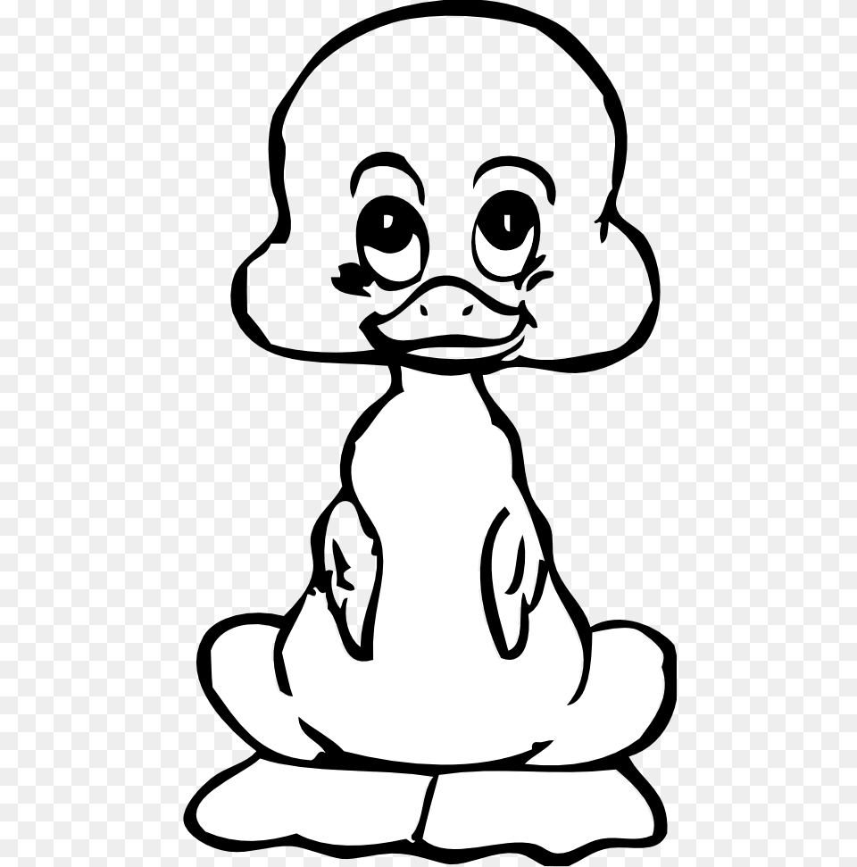 Duck Graphics, Stencil, Baby, Person, Face Free Transparent Png