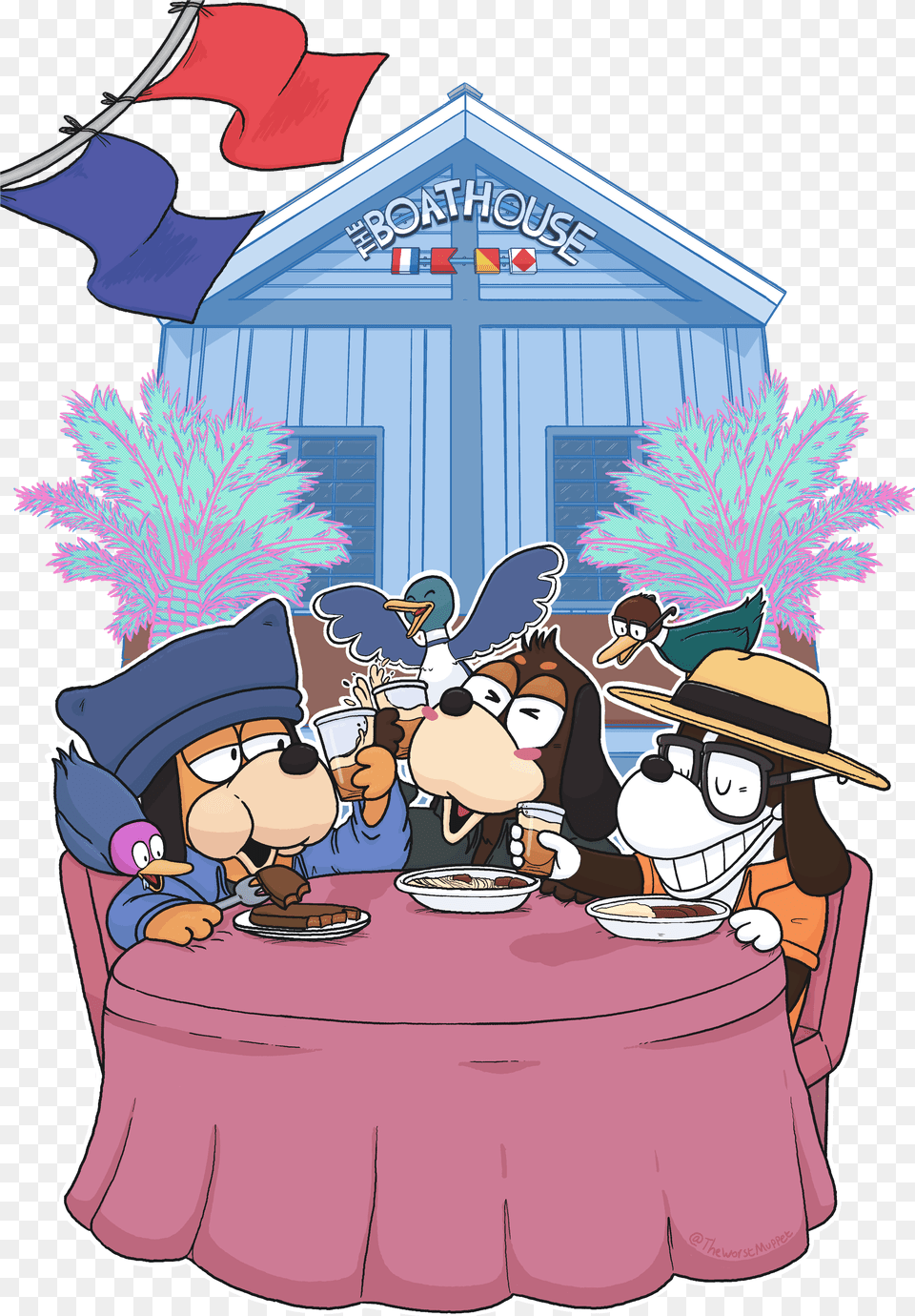 Duck Hunt Discord Store Teespring Cartoon, Publication, Book, Comics, Person Png Image