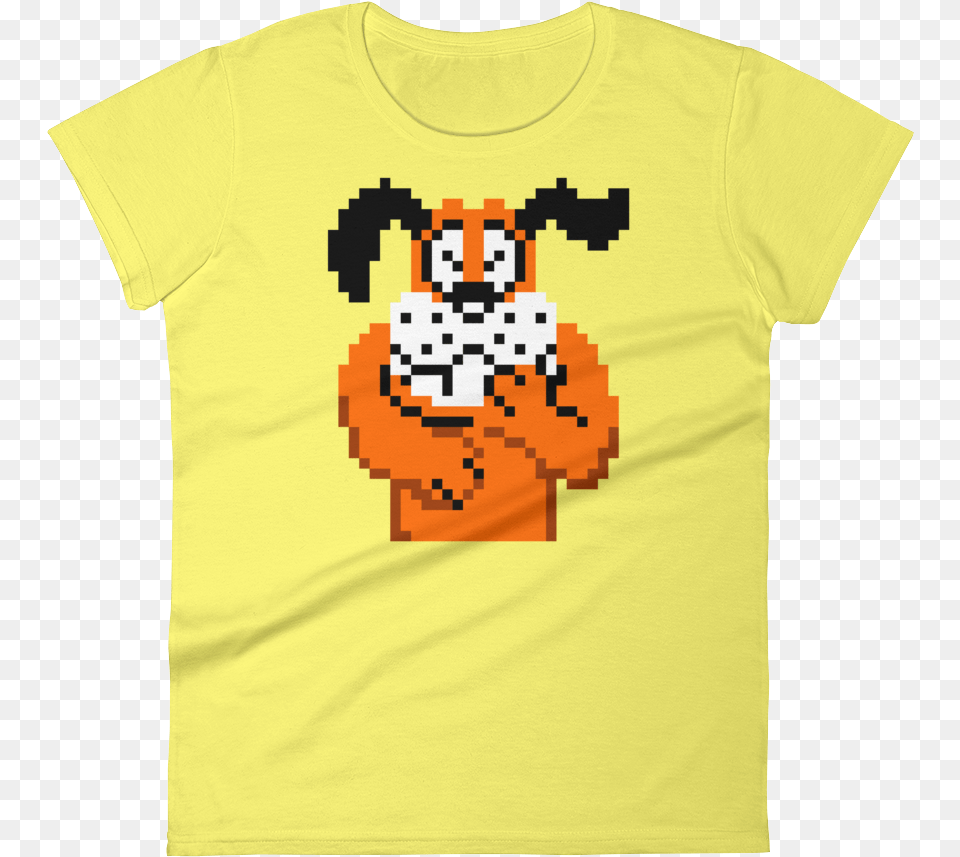 Duck Hunt Dog Laughing Nes Retro Vintage Video Game Duck Hunt Dog, Clothing, T-shirt, Shirt Png Image