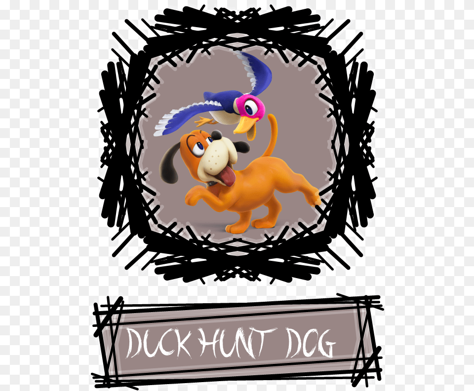 Duck Hunt Dog Ssbr Illustration, Animal, Dinosaur, Reptile Free Png