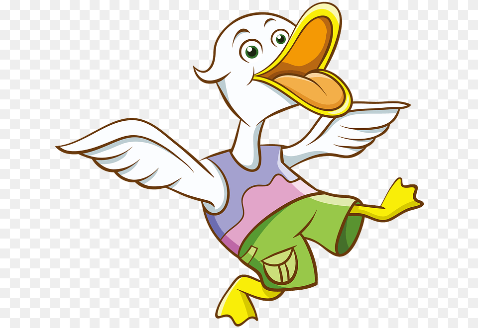 Duck Open Mouth Cartoon, Baby, Person Png Image