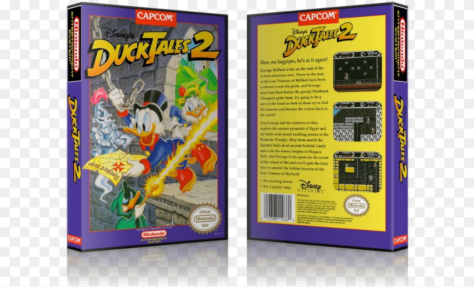 Duck Tales Nes Cover Ducktales 2 Nes Box Art, Electronics, Hardware Free Transparent Png